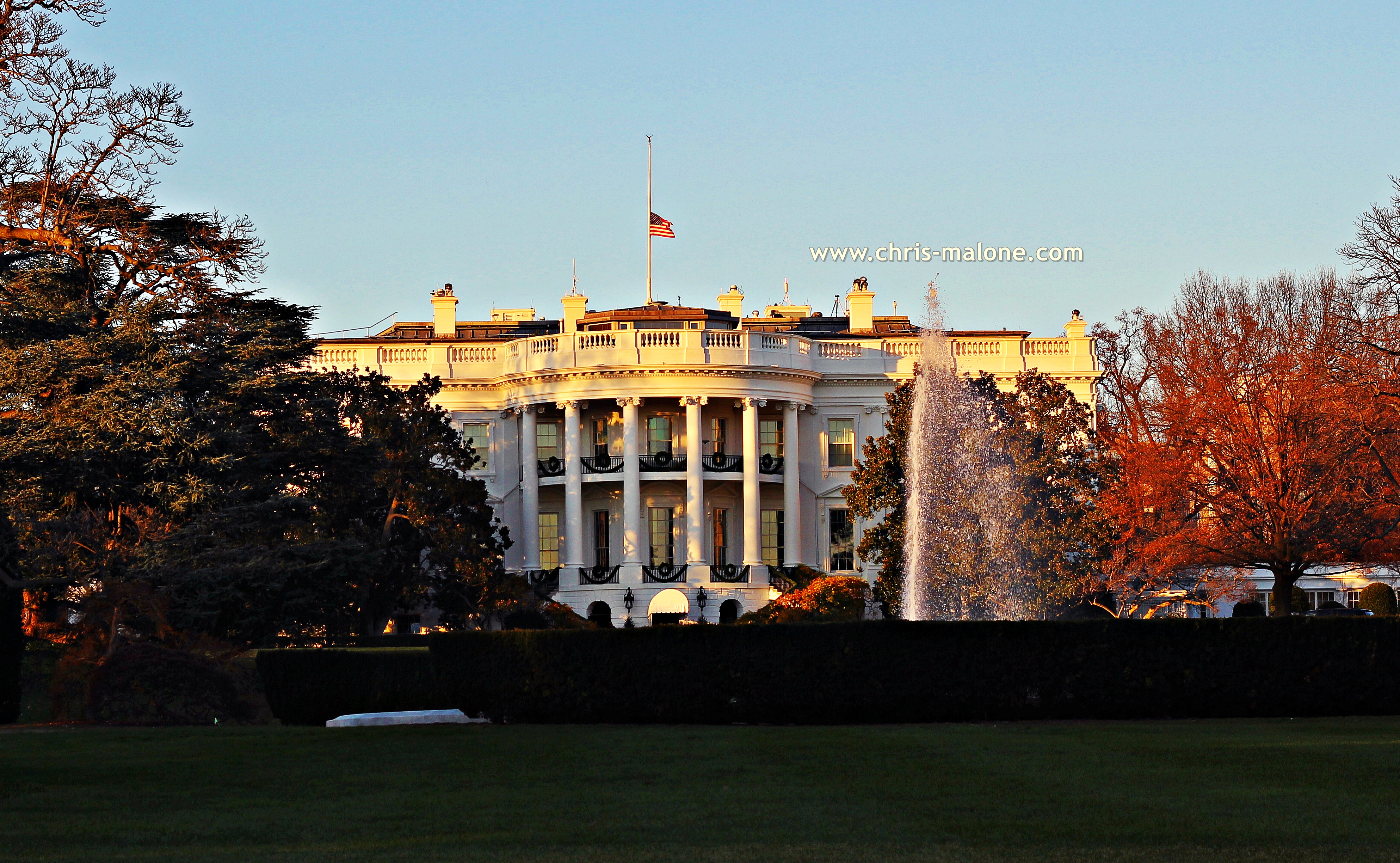 DC White house back side tag